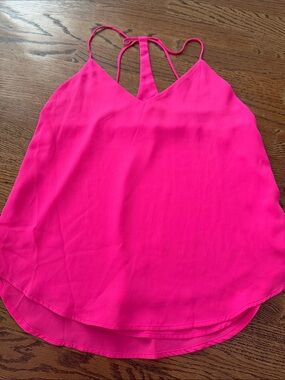 GB Women's Hot Pink Spaghetti Strap Tank Top sz small